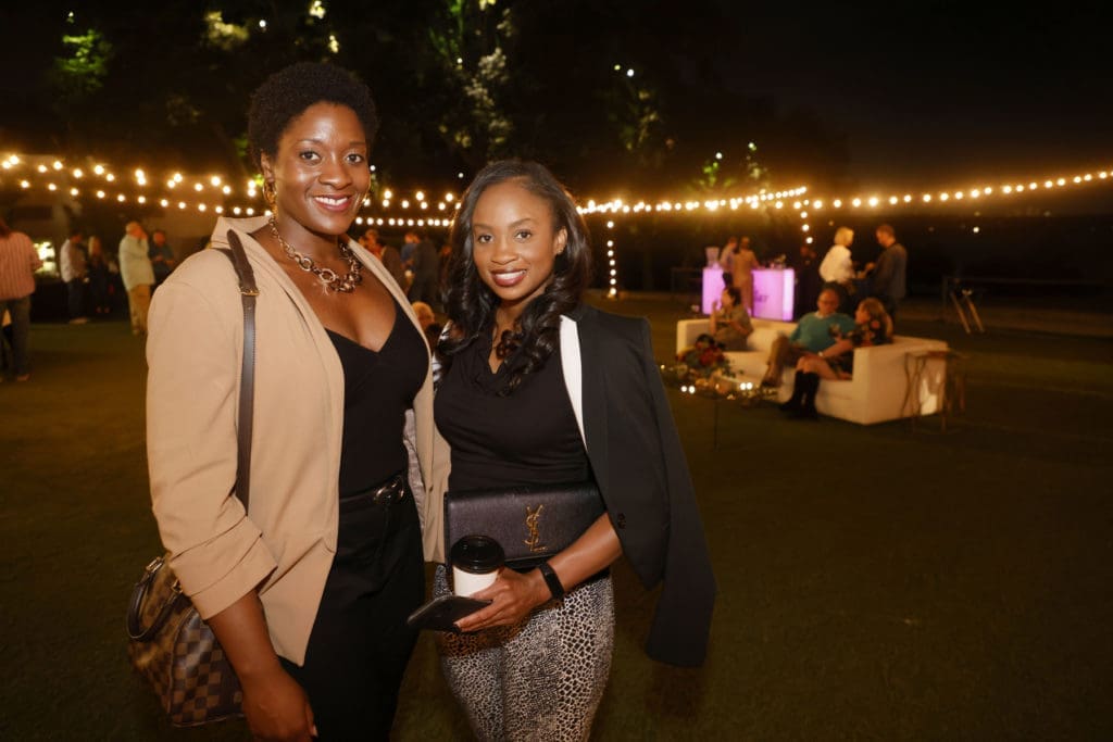 Lattoya Lartey and Jeneca Willis. (Photo by Michael Ainsworth)