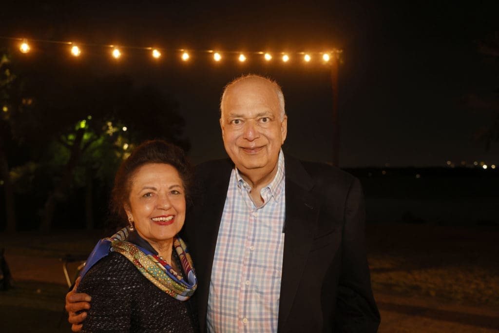 Rema and Dileep Sirur. (Photo by Michael Ainsworth) 