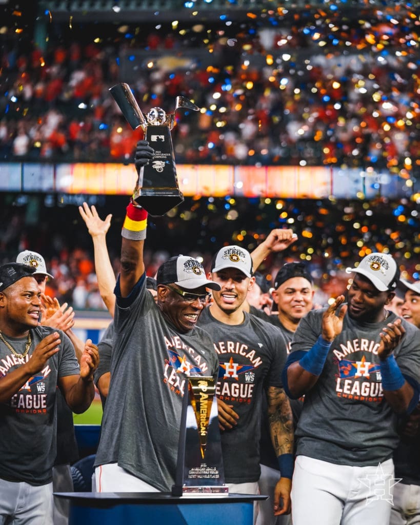 Michael Brantley’s Too Cute Daughter, Carlos Correa’s Jeff Bagwell Love and Even George Springer on FaceTime Make the Astros World Series Party an Unforgettable Testament to the Power of Togetherness