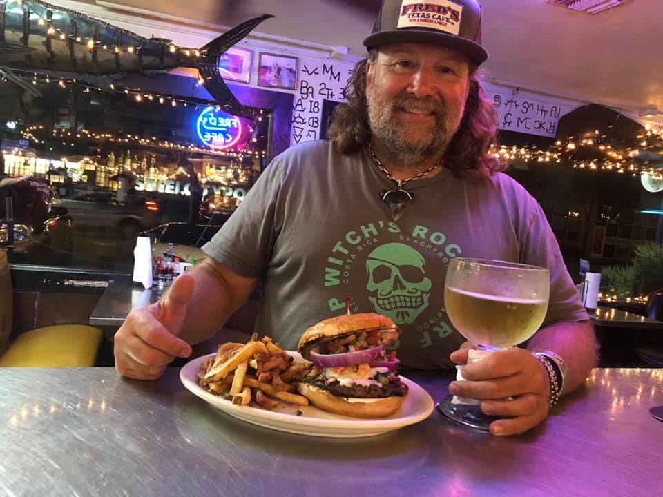 Fred's Texas, co-owner Terry Chandler pulls up a seat at the bar inside.