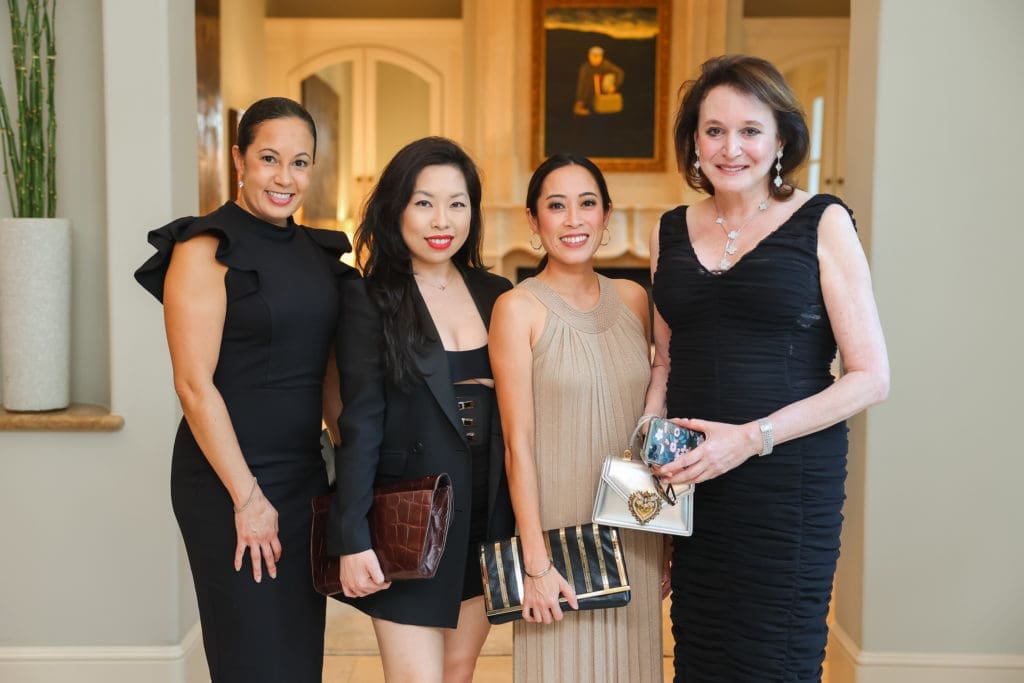 Gia Kenner, Becky Hollands, Catherine Le Dunbar, Katherine Warren at the Jenny Packham event.