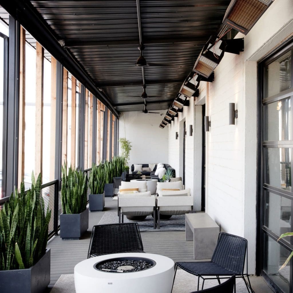 Habitat's patio seating just made for content creation.