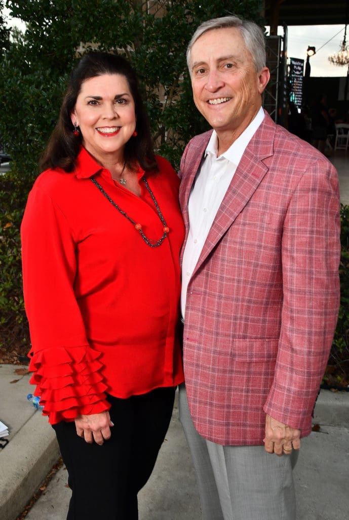 Honorees Lesha & Tom Elsenbrook at the 'All in for the House' gala benefitting the Ronald McDonald House at the Bayou City Events Center  (Photo by Dave Rossman photo)