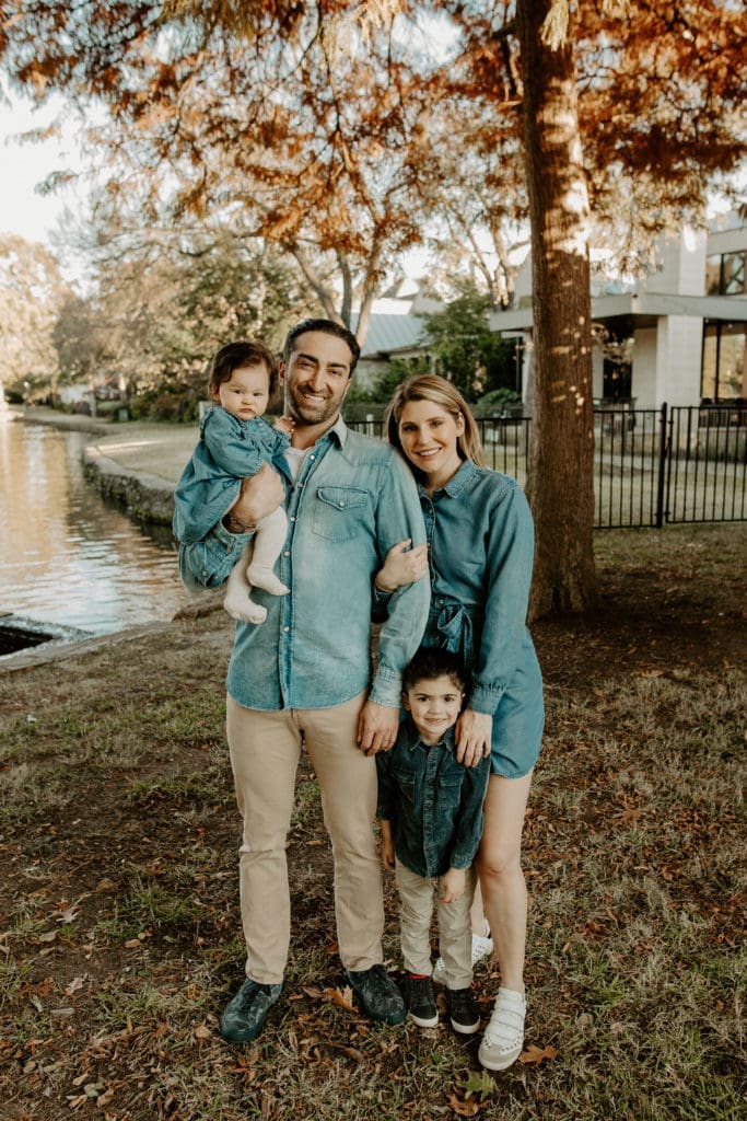 Vitalyc founders Amir and Jade Mortazavi with their children. 