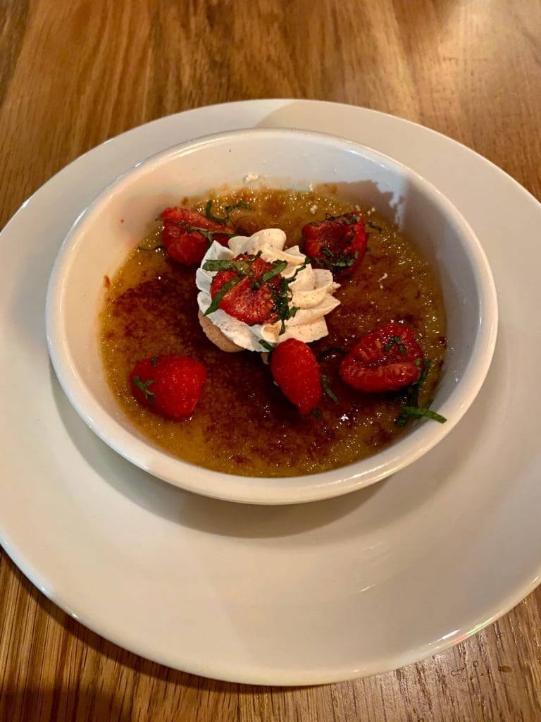 Don't leave National Anthem without trying the butterscotch creme brulee. (Photo by Megan Ziots)