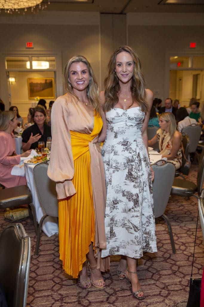 Lindley Arnoldy, Allison O'Neill at the Arms Wide Adoption Services luncheon. (Photo by Jenny Antill Clifton)