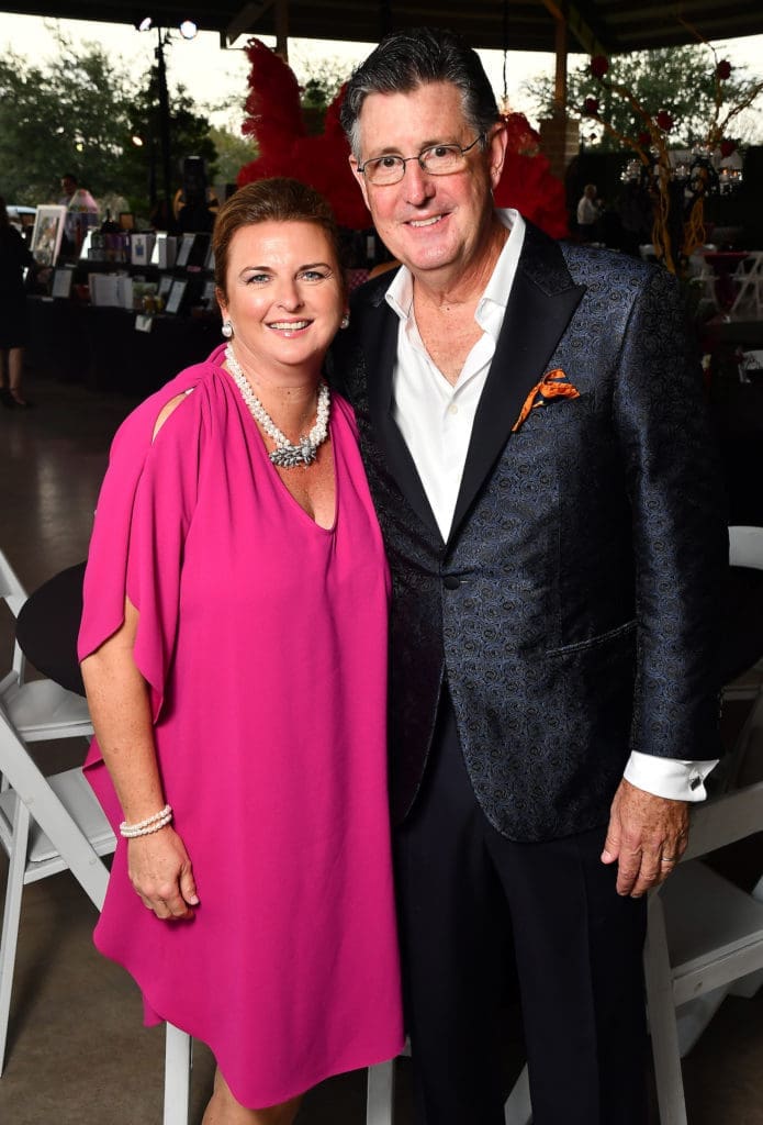 Madeleine and Larry Hanrahan at the 'All in for the House' gala benefitting the Ronald McDonald House at the Bayou City Events Center (Dave Rossman photo)