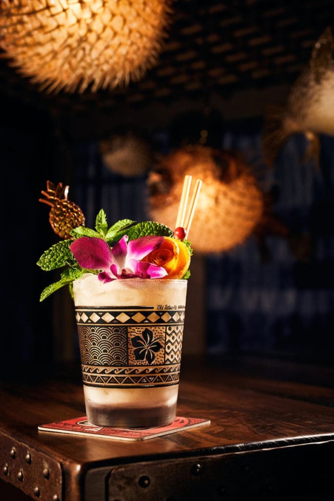 The Mai Tai with fresh Martinique rhums, aged Jamaican and dark St. Lucian rum.  (photo by Jody Horton)