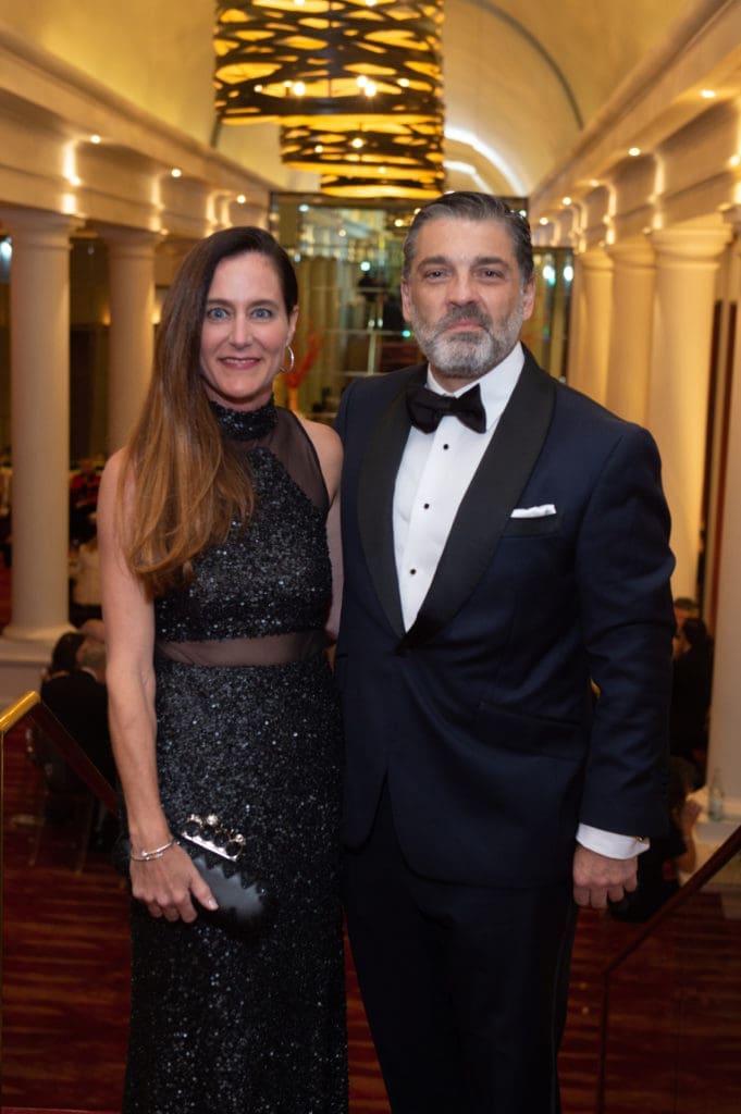 Marcia & Alfredo Vilas at the Houston Grand Opera opening night dinner following the production of Carmen. (Photo by Wilson Parish)
