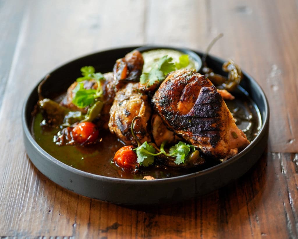 Chivos' pollo al carbon shows how this new Heights restaurant is more Mexican than Tex-Mex. (Photo by Dylan McEwan)