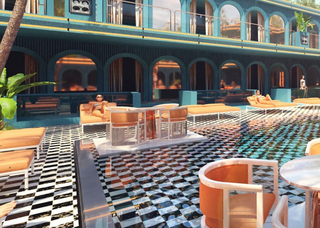 Sekai Hospitality's Night and Day nightclub with include its own pool.