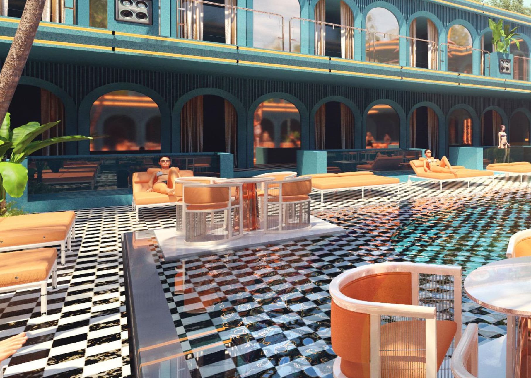 Sekai Hospitality's Night and Day nightclub with include its own pool.