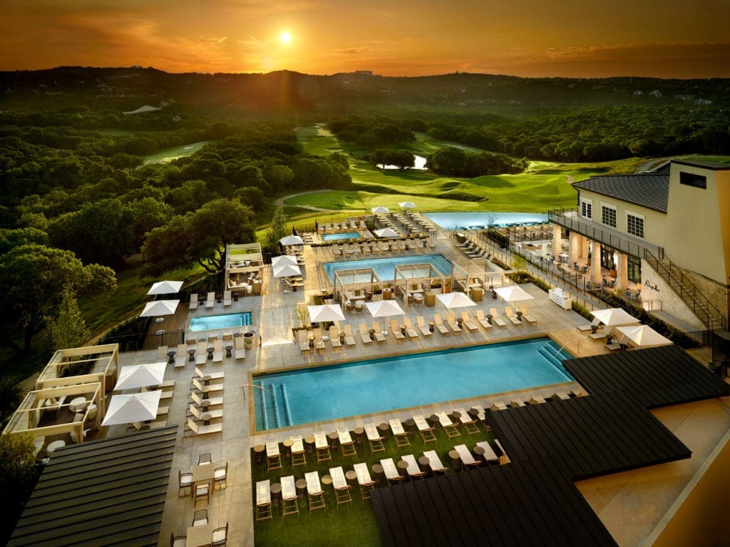 Sunsets in Hill Country are hard to beat, especially from the vantage point of Omni Barton Creek. (courtesy Omni Barton Creek)