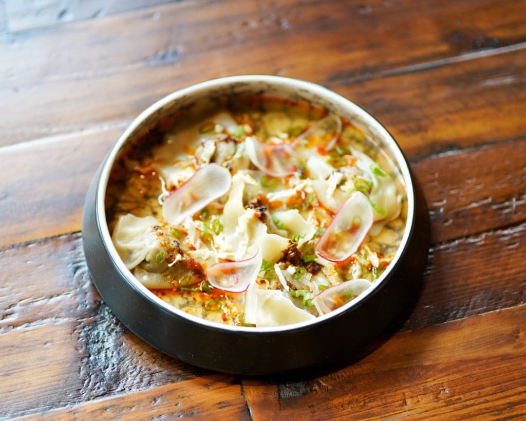 Chivos pozole dumplings are something a little different. (Photo by Dylan McEwan)