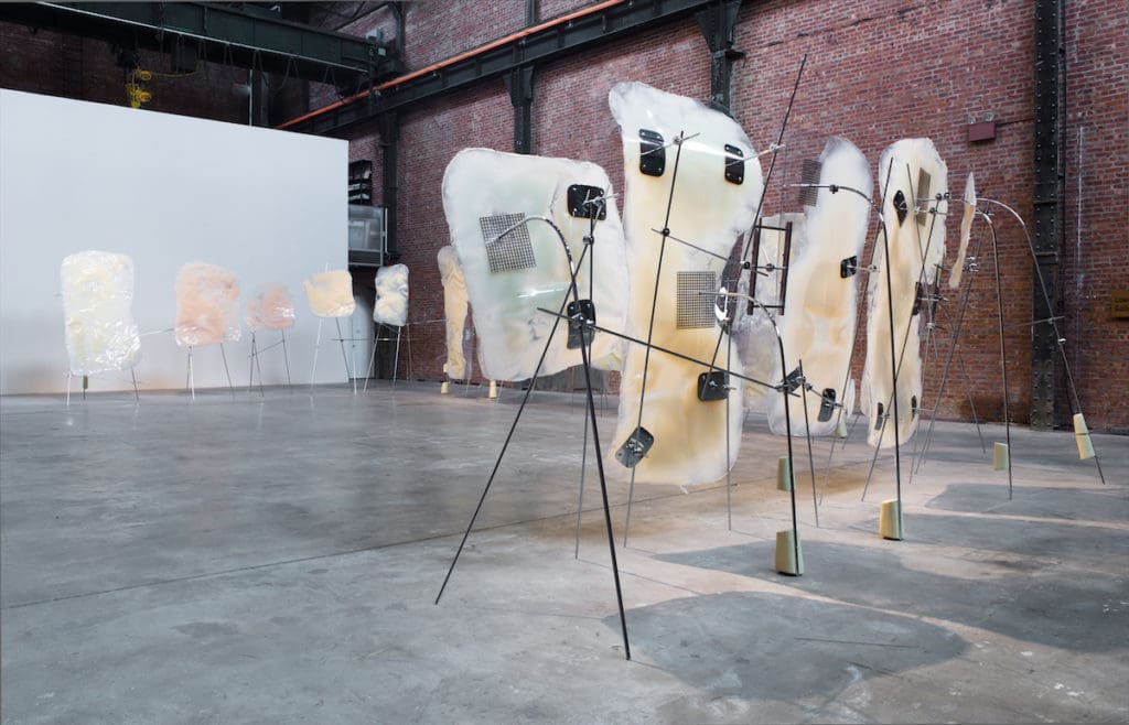 Nairy Baghramian's "Retainer," 2012, at Sculpture Center, New York.  