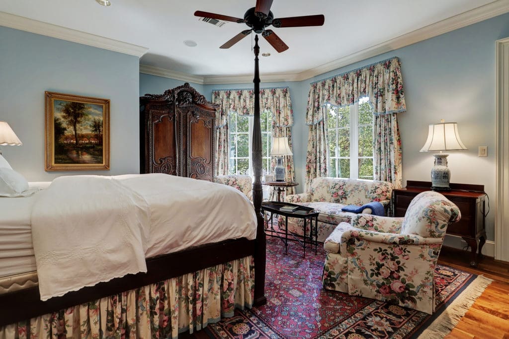 The 12,900 square foot mansion on River Oaks Boulevard, listed with Laura Sweeney of Compass, is priced at $17.5 million.