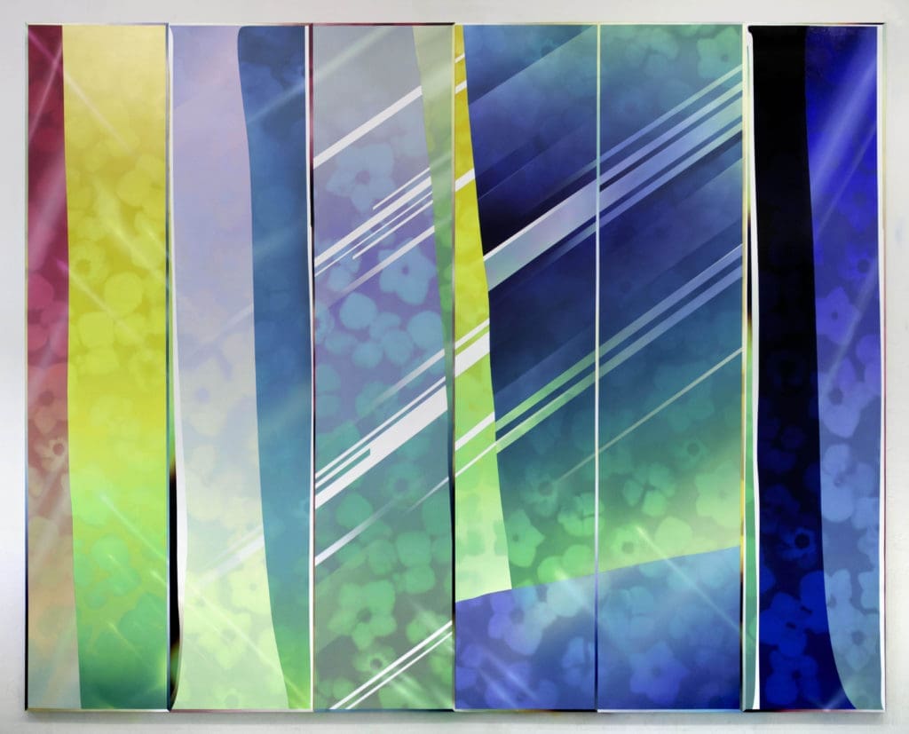 Hidenori Ishii's "MIRЯORS - Fluorite,” 2021, at Erin Cluely Gallery