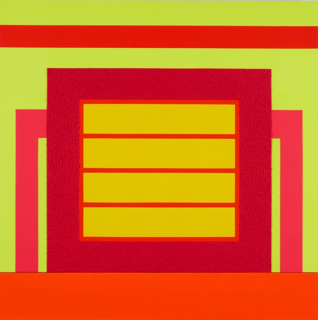 Peter Halley's "Sanctum," 2011, at James Barron Art 