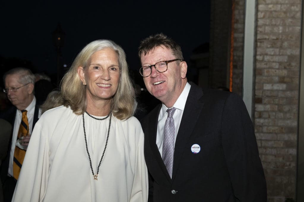 Anne Whitlock, Michael Skelly at the Scenic Houston annual dinner.