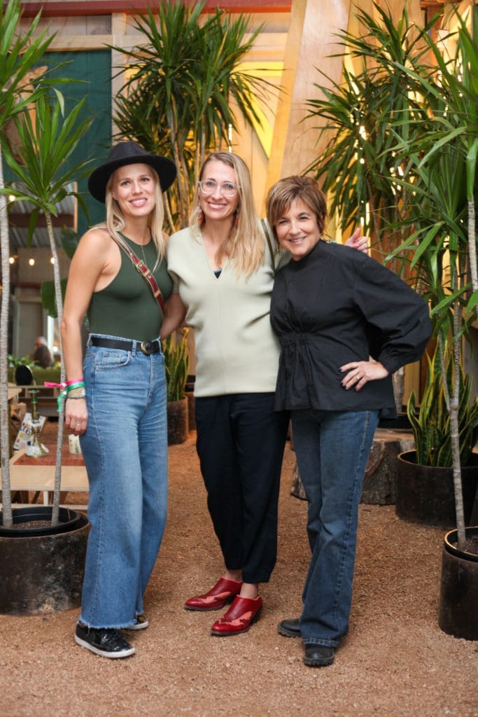 Camilla Norman, Caroline Cole, Rose Hollinshead  (Photo by Chris Pierre Bachman)