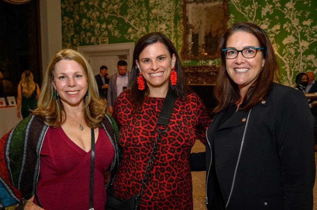 Camille Mikhail, Kristi McCarthy, Noelle Reed at the Arms Wide Adoption Services Texas Hold 'Em Tournament (Photo by Steven David Photography)