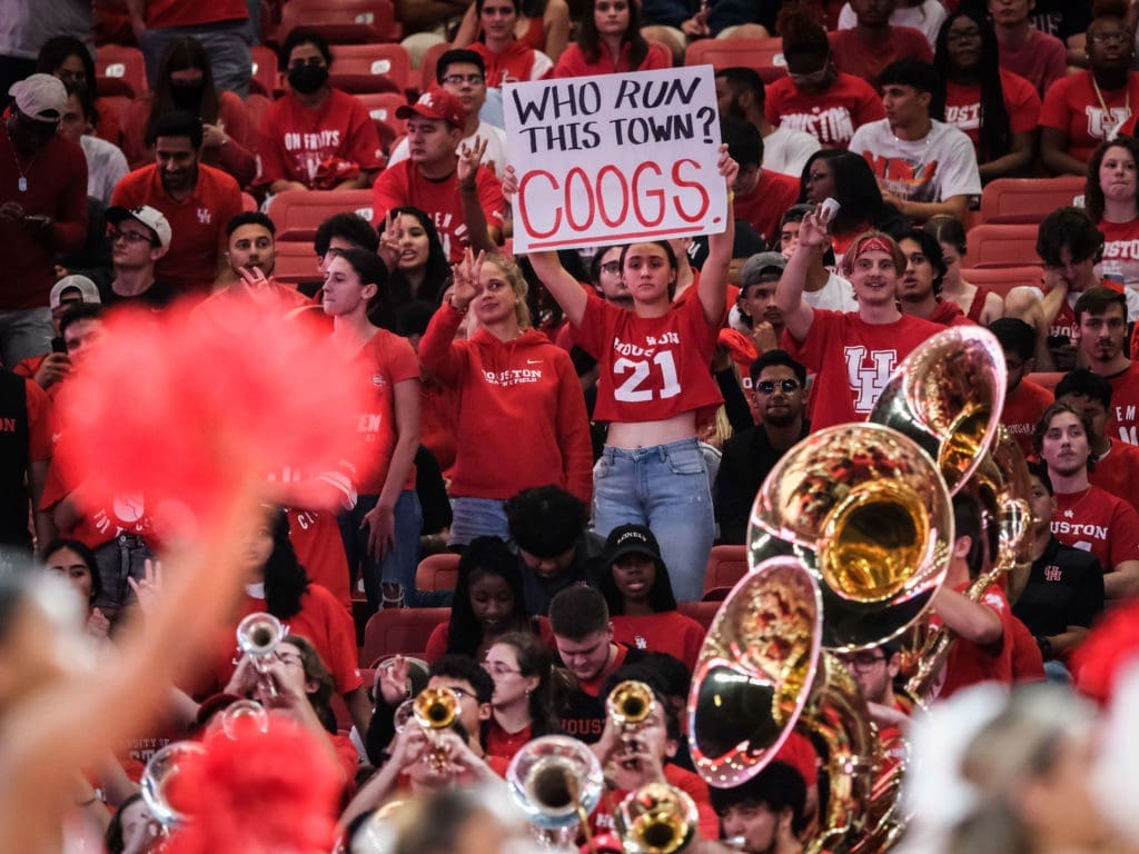 University of Houston fans have plenty to be excited about these days.  (Photo by F. Carter Smith)
