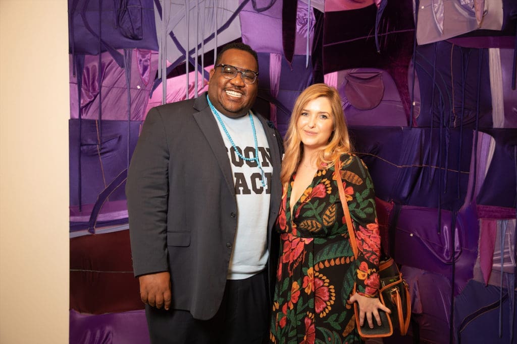 Darryl Ratcliff at the Dallas Art Fair Preview, 2021. (Photo by Exploredinary)