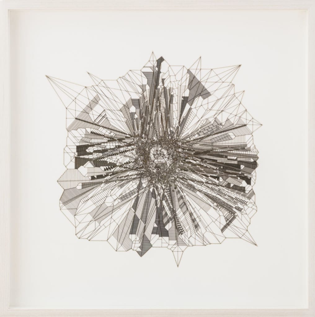 Argentine-born, Houston-based Gustavo Díaz's De la Serie: “El acumulador de crepúsculos,” 2019, Lot 20 in the Rothko Chapel Benefit Auction