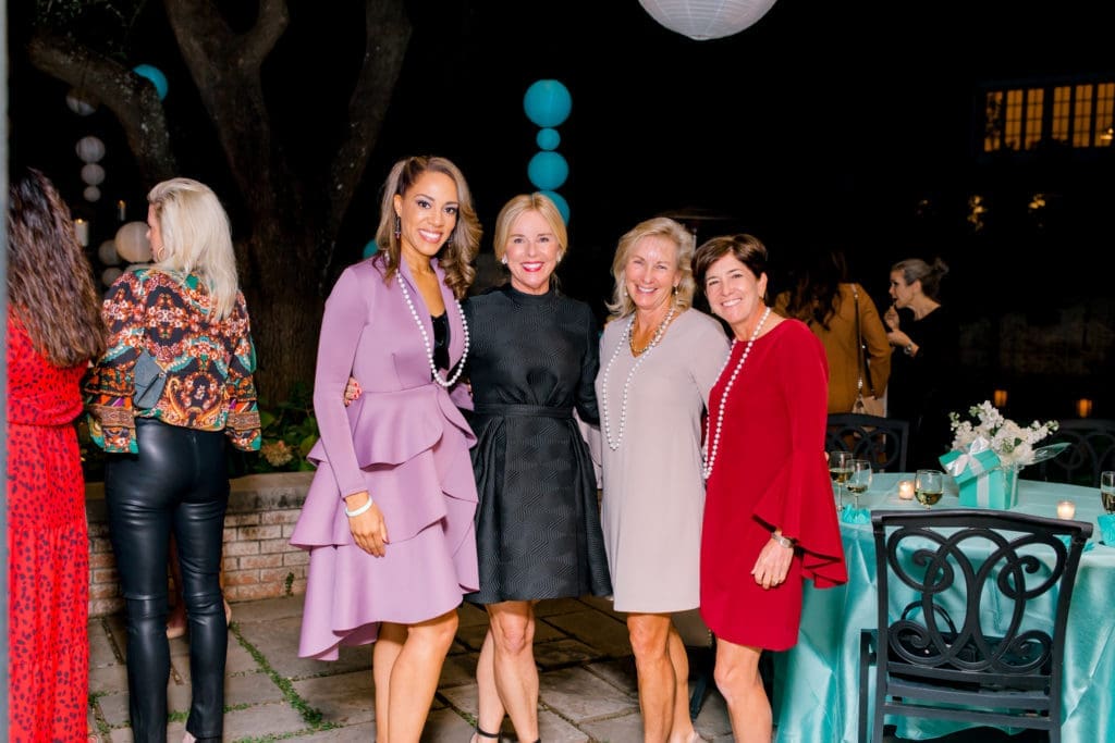 Myriah James, Michelle Marlow, Jane Berkowitz, and Julie Diamond at the Jewel Charity Ladies' Event (Photo by Canon Sawyer / Canon Elizabeth Photography)