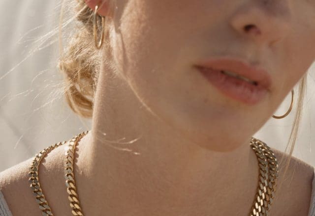 Gifted's Curb Chain Choker by Laude the Label.