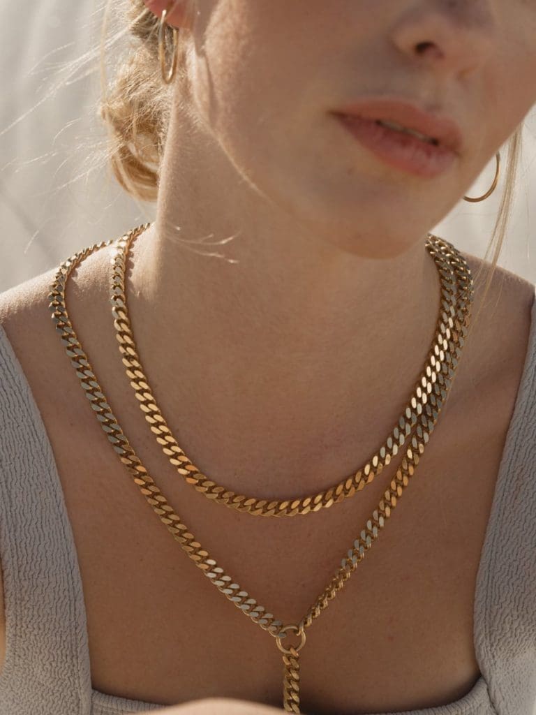 Gifted's Curb Chain Choker by Laude the Label.