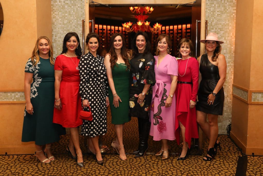 The 2020-2021 Houston Chronicle Best Dressed honorees presented at Tony's Gaynell Drexler, Alice Mao, Ann Ayre Joanna Hartland Marks, Alice Mao, Leigh Smith, Roslyn Bazzelle Mitchell, luncheon chairs Brigitte Kalai and Alicia Smith, honorees Leigh Smith, Hallie Vanderhider, Estela Cockrell introduced at the Houston Chronicle Best Dressed Luncheon held at Tony's, benefiting March of Dimes and hosted by Children's Memorial Hermann Hospital. (Photo by Priscilla Dickson)