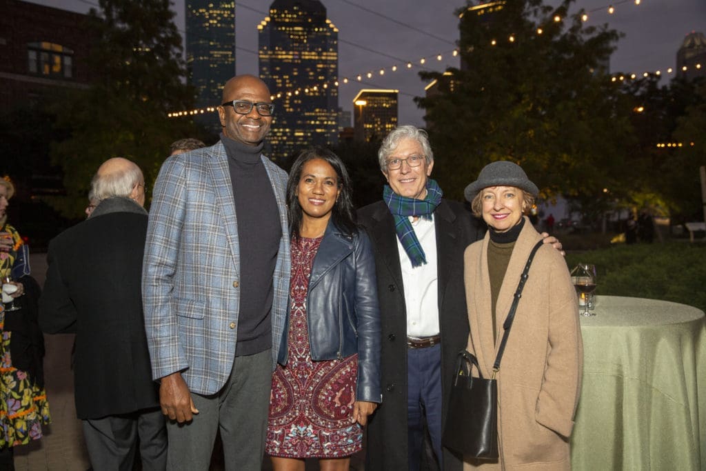 Curtis Flowers, Andrea Ashford, Allen & Caroline Douglas at the Buffalo Bayou Partnership gala (Photo by Jenny Antill)
