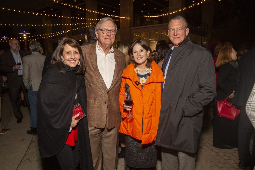 Jenny Elkins, Ron Walker, Judy & Charles Tate at the Buffalo Bayou Partnership gala (Photo by Jenny Antill)
