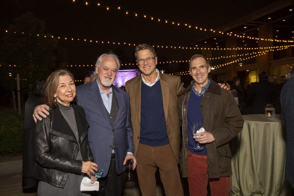 Lynn & Ty Kelly, Guy Hagstette, Doug Lawing at the Buffalo Bayou Partnership gala (Photo by Jenny Antill)