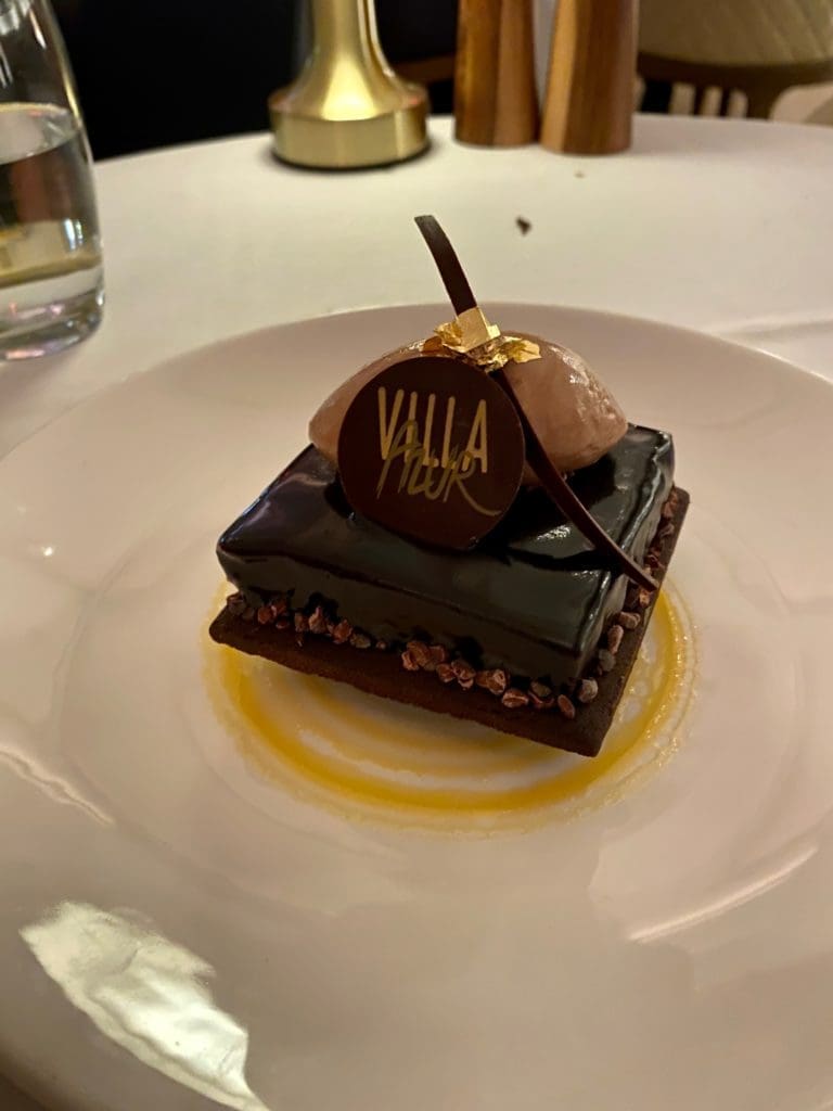 The Nutella mousse is a must-try dessert at Villa Azur Dallas. (Photo by Megan Ziots)