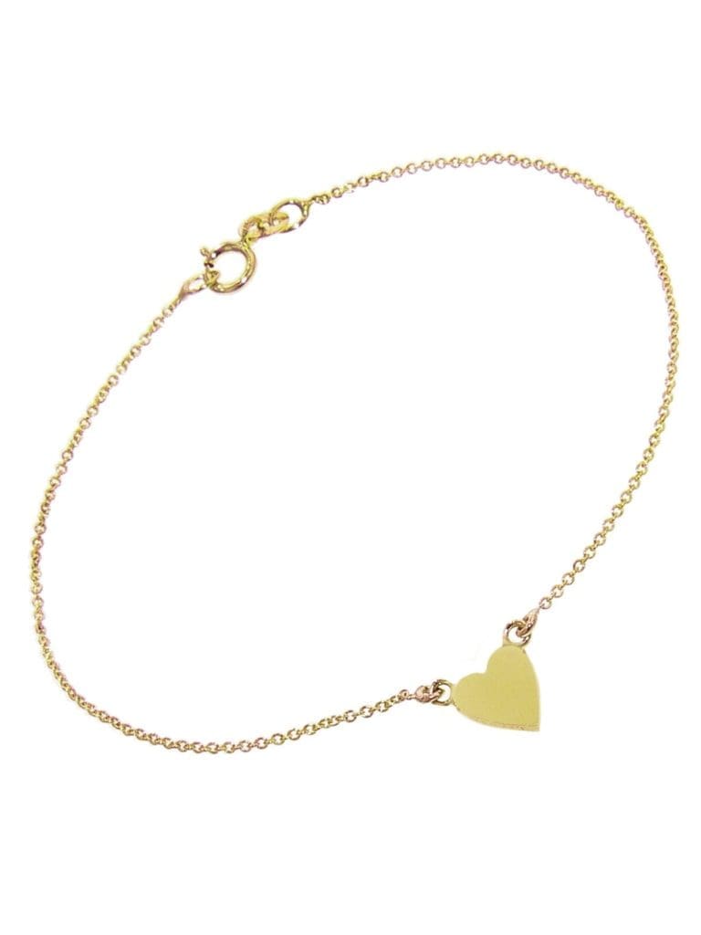 Dainty Jennifer Meyer yellow gold bracelet is perfect for everyday stacking.