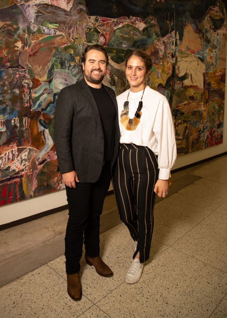 Jack and Kelly Cornell at the Dallas Art Fair Preview, 2021. (Photo by Exploredinary)