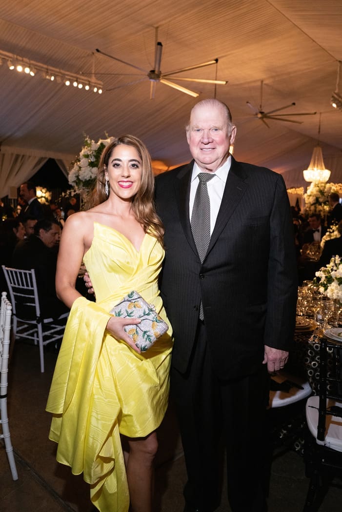 Kristina & Paul Somerville at the 2021 Houston Zoo 'Black & White Ball' (Photo by Daniel Ortiz)
