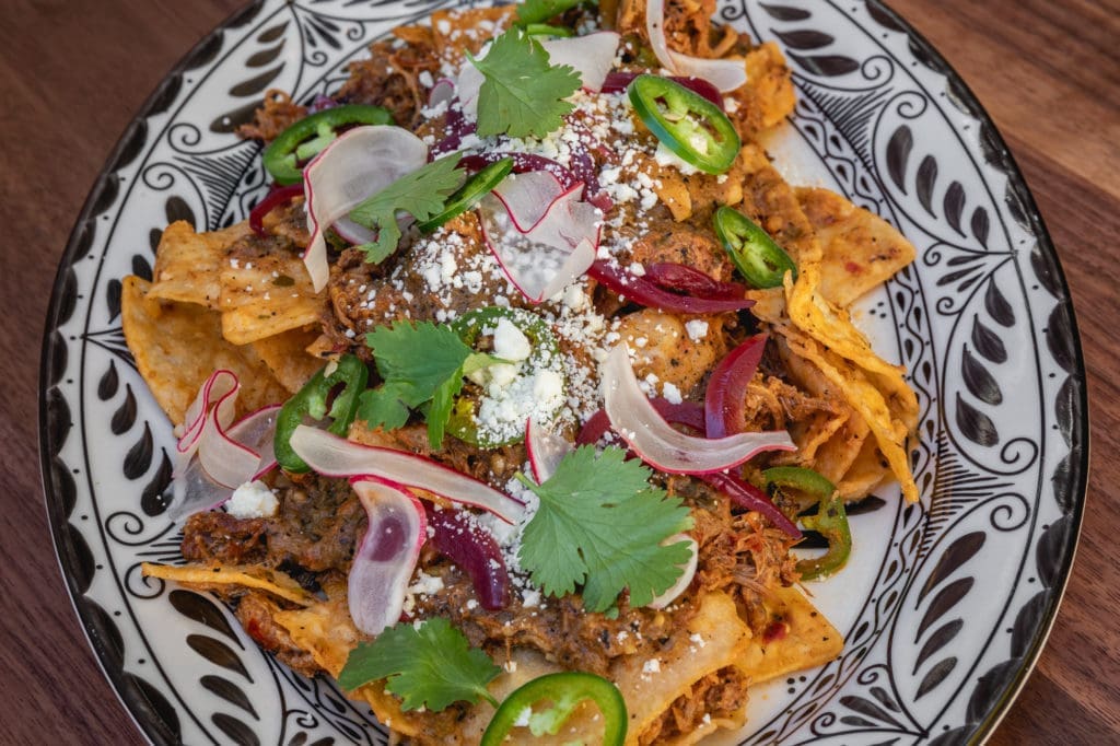 Brunch takes place at La Mina only on the weekends.
