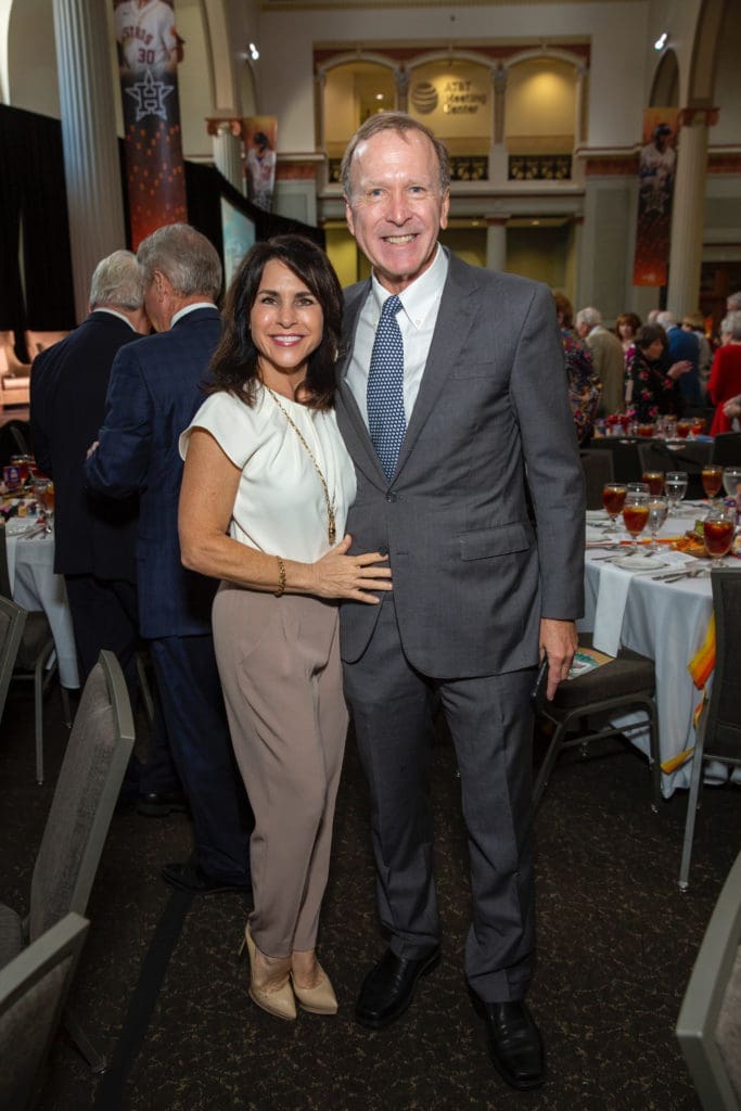 Maria & Neil Bush at the Salvation Army of Greater Houston annual luncheon (Photo by Jenny Antill)