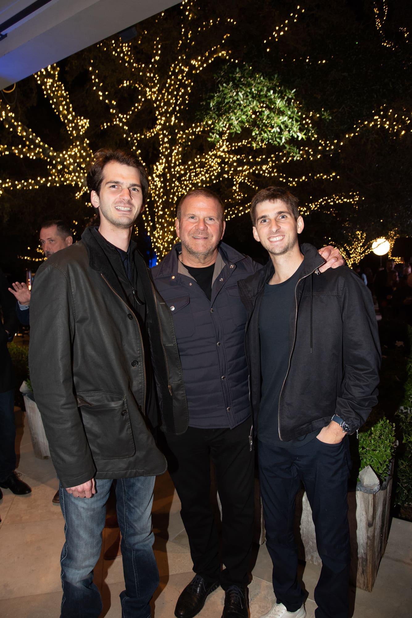Michael Fertitta, Tilman Fertitta, Blake Fertitta; Photo by Alexanders Fine Portrait Design
