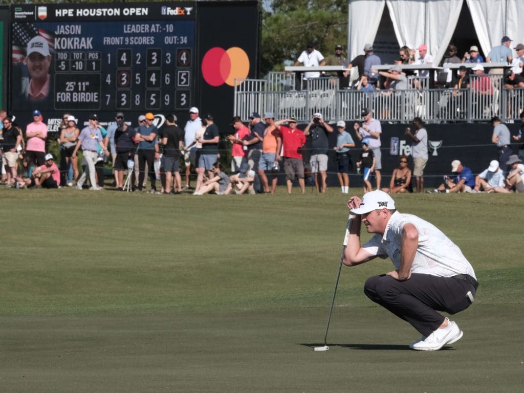 Jason Kokrak made the most of his opportunities at the Houston Open. (Photo by F. Carter Smith)