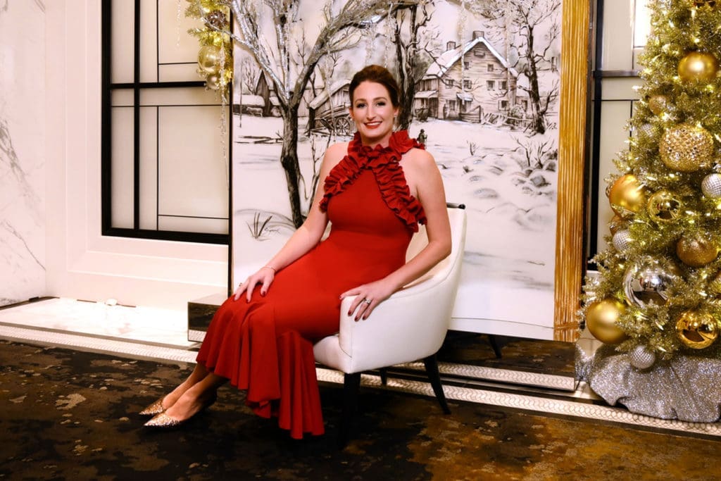 Sara Black, Trees of Hope Vice President of Events, wears Elliatt dress from Tootsies. (Photo by Al Torres Photography)