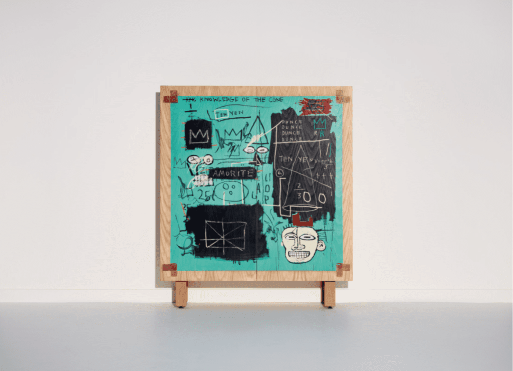 The Tiffany & Co. 2021 Advent Calendar featuring the 1982 work of late artist Jean-Michel Basquiat.