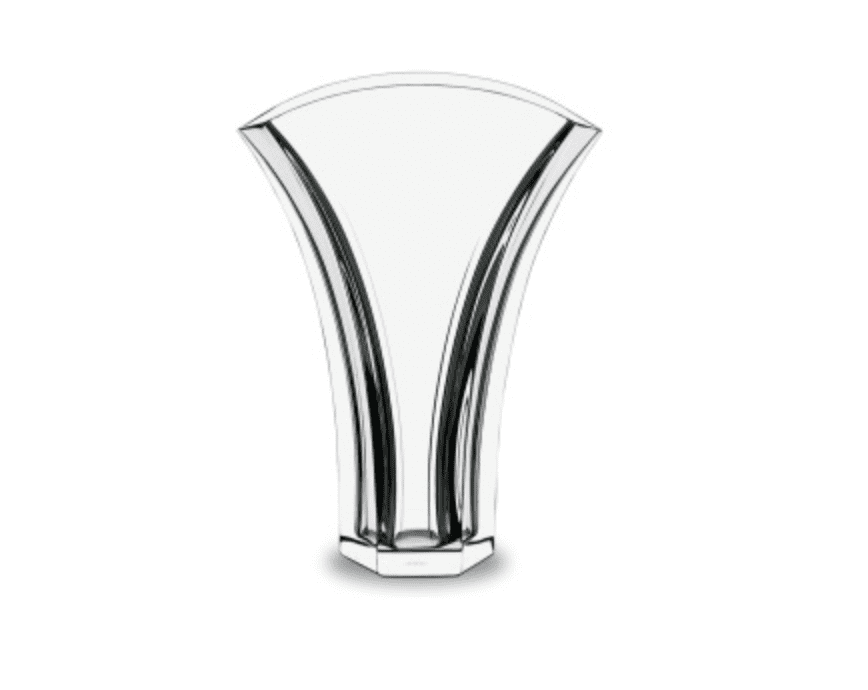 Baccarat Small Ginko Vase.