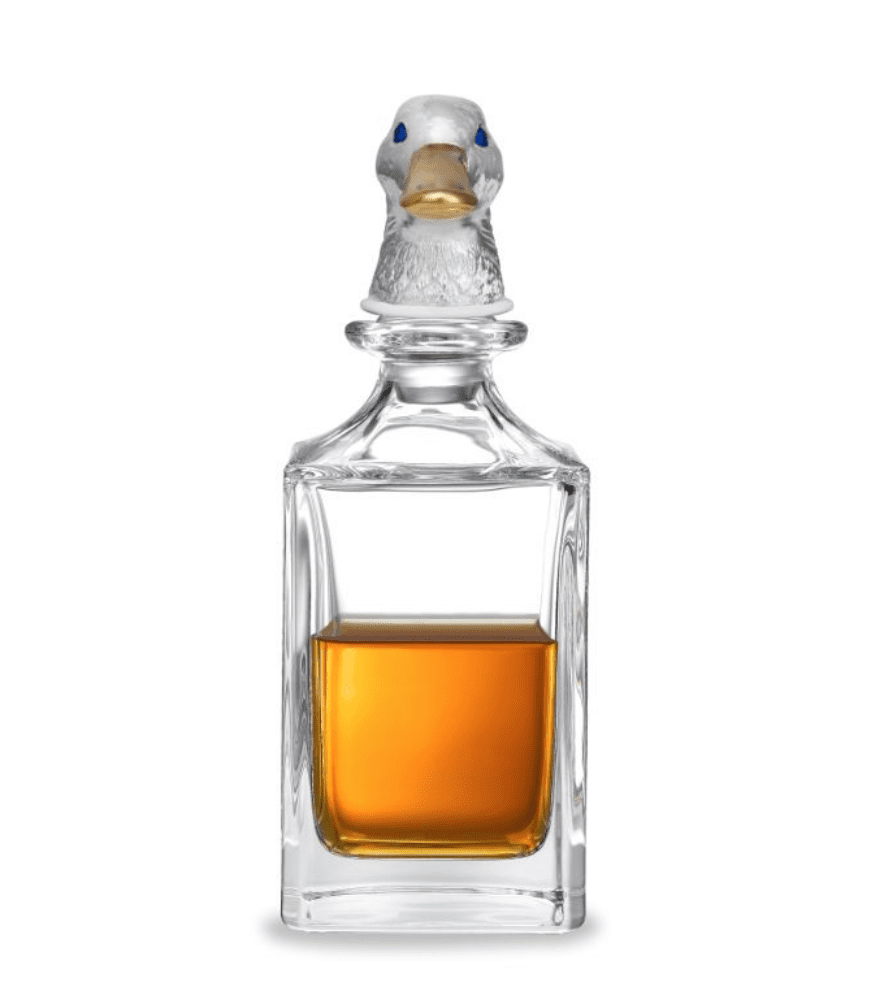 Deakin & Francis Duck Head Crystal Decanter.