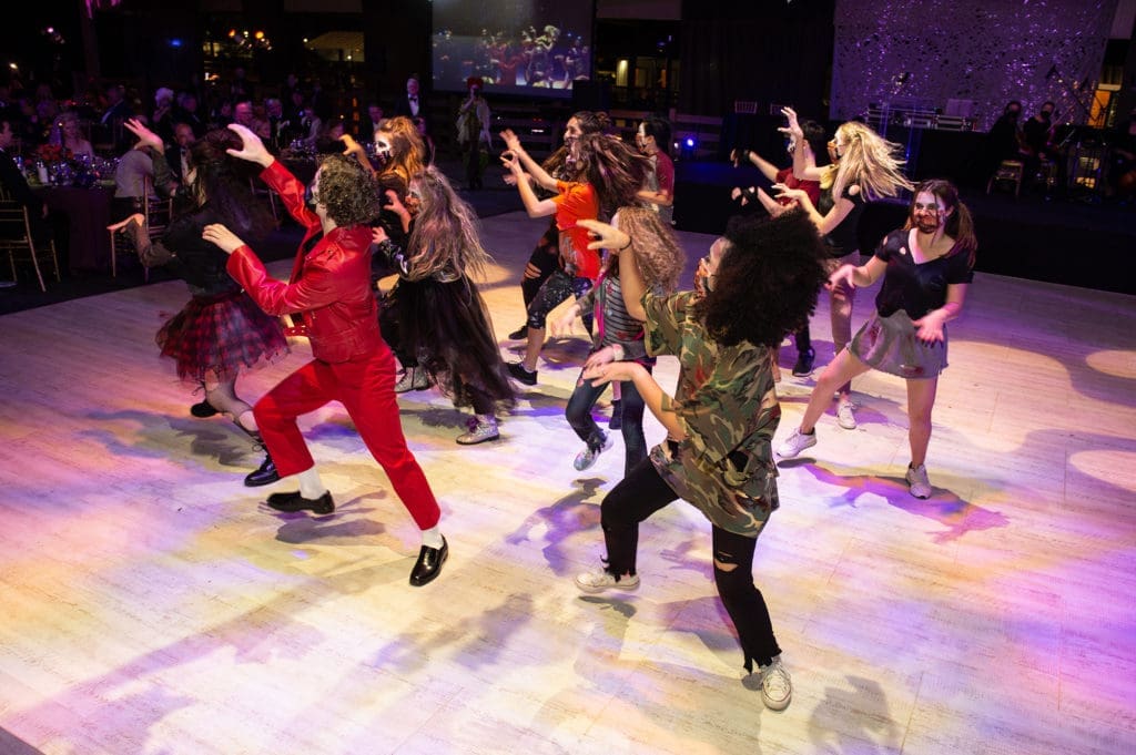 Theatre Under the Stars students performing 'Thriller' (Photo by Wilson Parish)