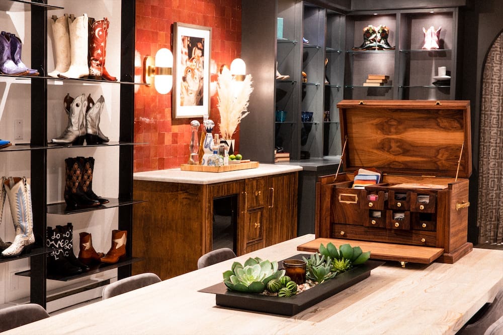 Dallas-based design studio Burkle Creative helped bring Miron Crosby Aspen to life.  (Photo by Tyler Wilkinson-Ray)