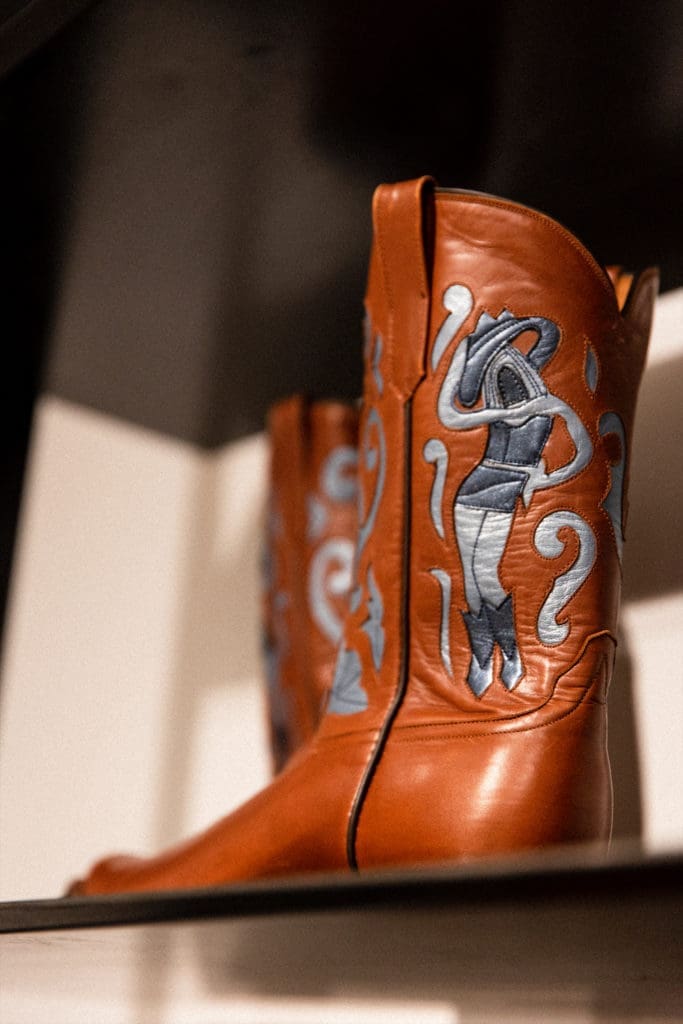 A bespoke pair of Miron Crosby boots.  (Photo by Tyler Wilkinson-Ray)